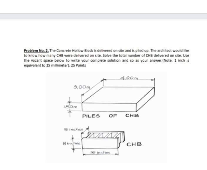 Prelim Seatwork No. 1 Problem No. 1. Solve for