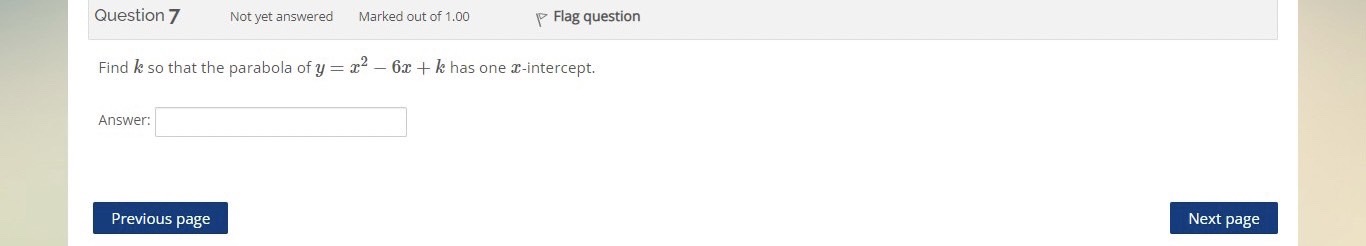 Question 6 Not yet answered Marked out of 1.00