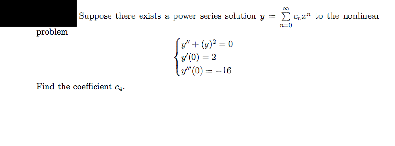 Ordinary Differential Equations Question Help!!!