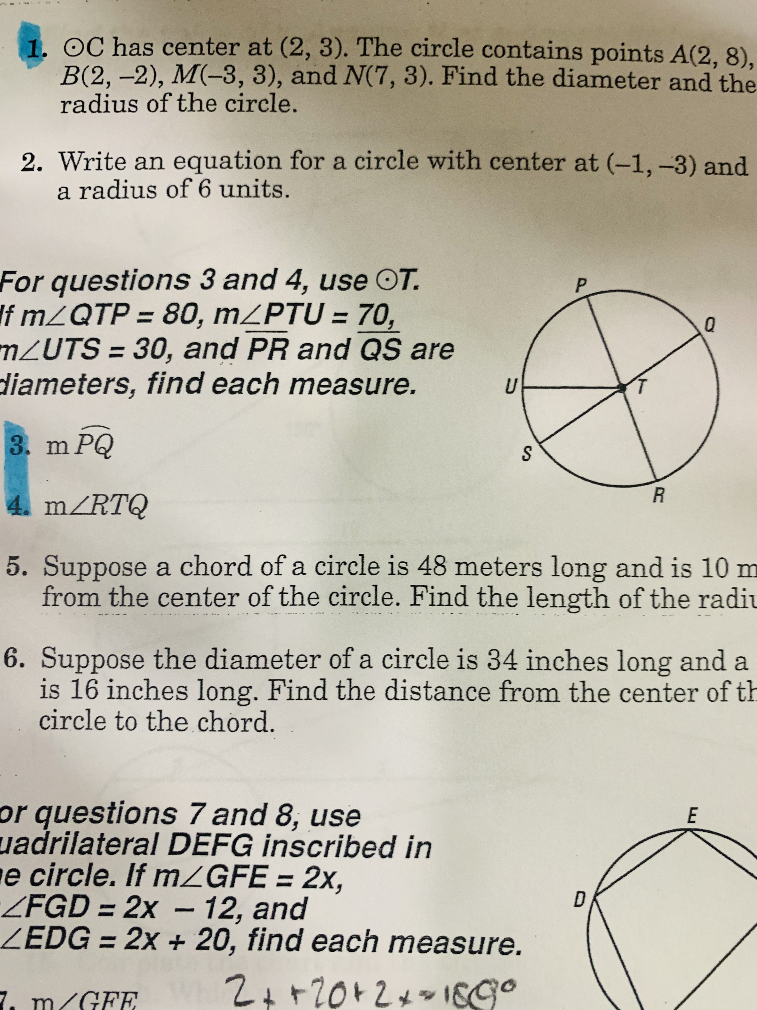 hi these questions are going to be on my test