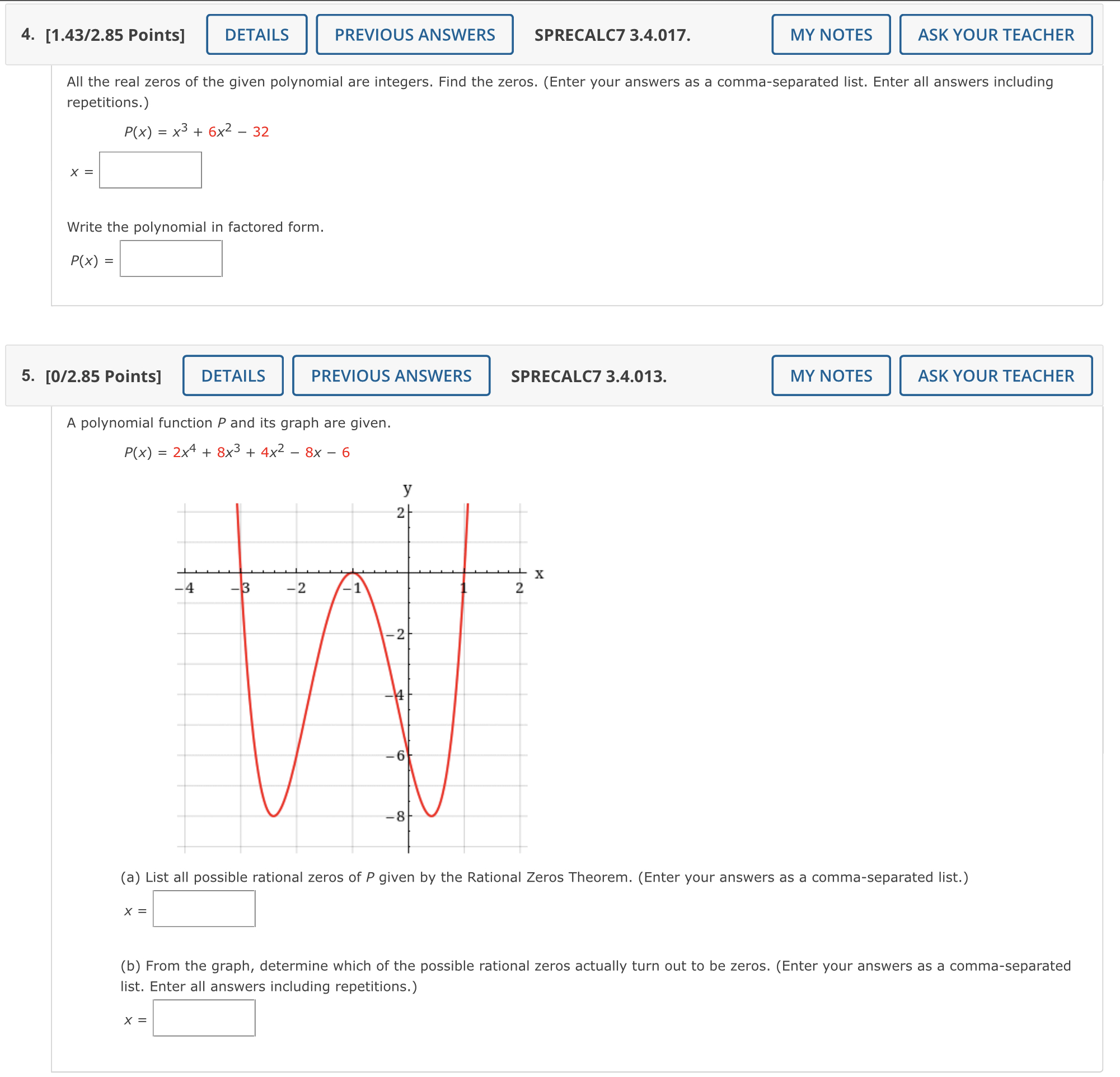 1. [1.8/2.9 Points] DETAILS PREVIOUS ANSWERS