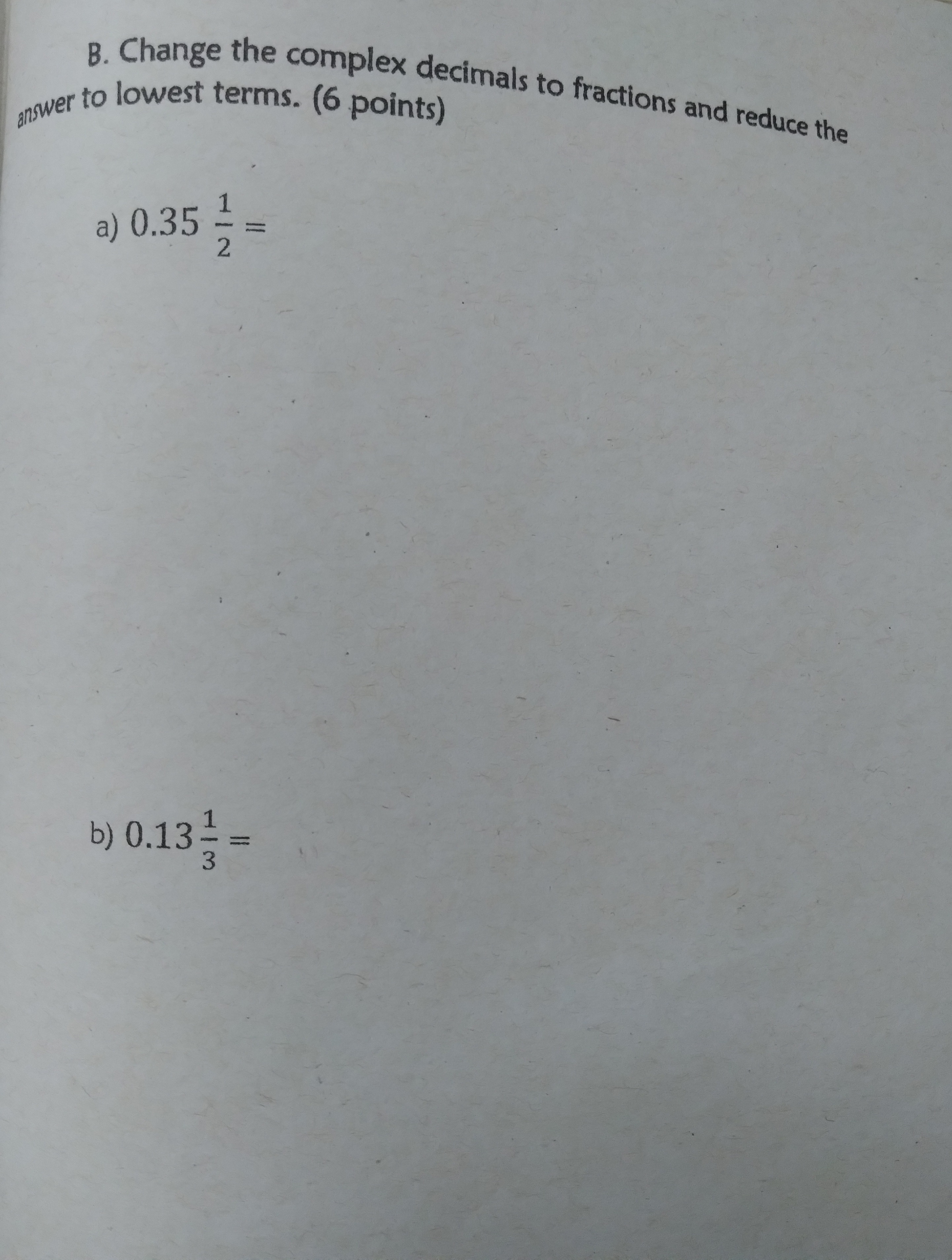 MASTERING FRACTIONS (Continuation) DIVISION OF