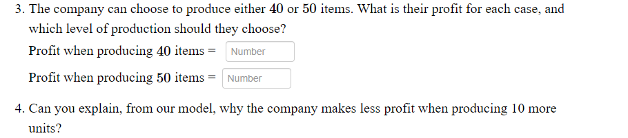 Solve the problem below. For your initial post in