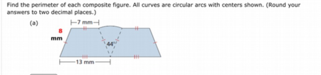 Find the perimeter of each composite figure. All
