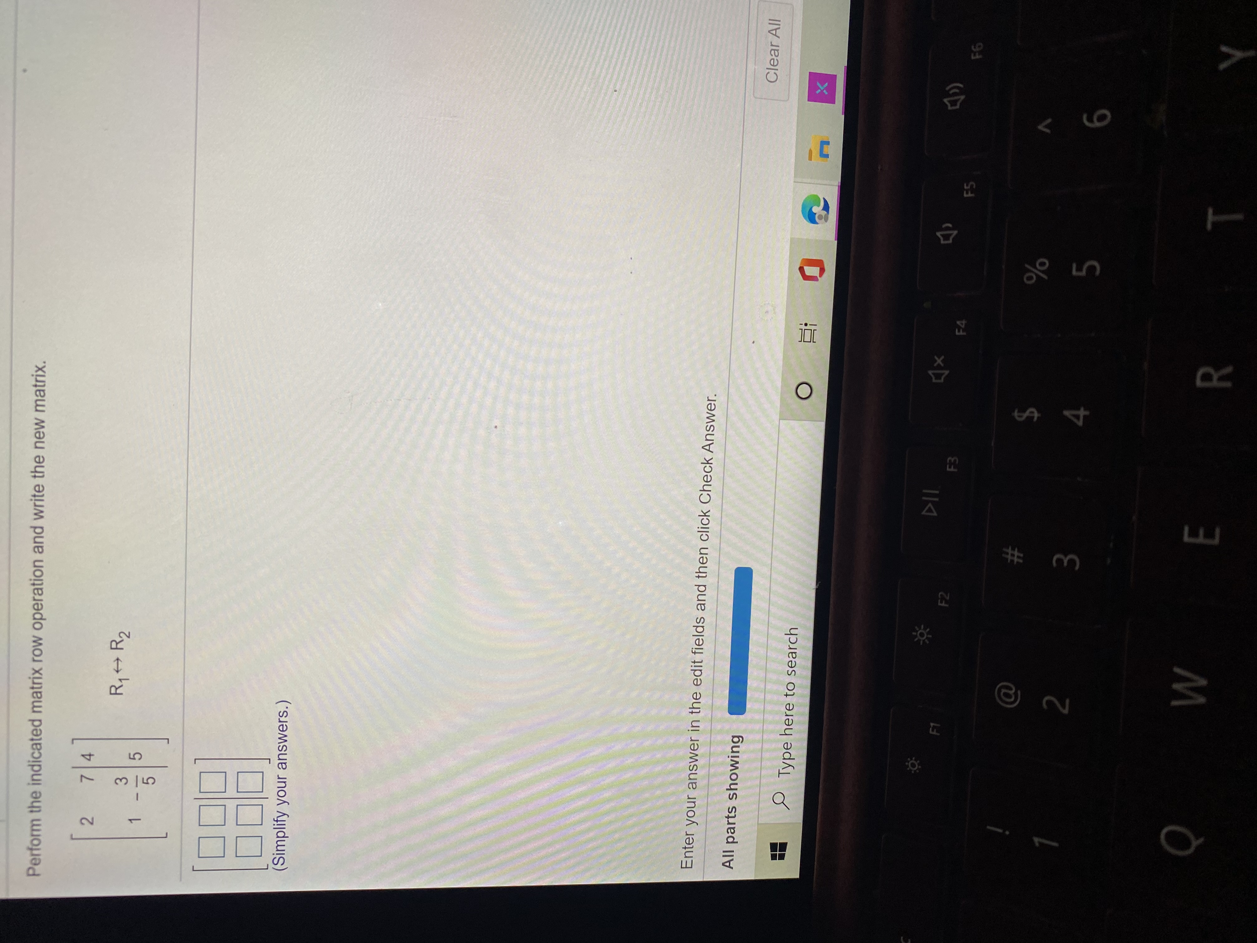 I need help 3.4.CVC-3 Find the augmented matrix