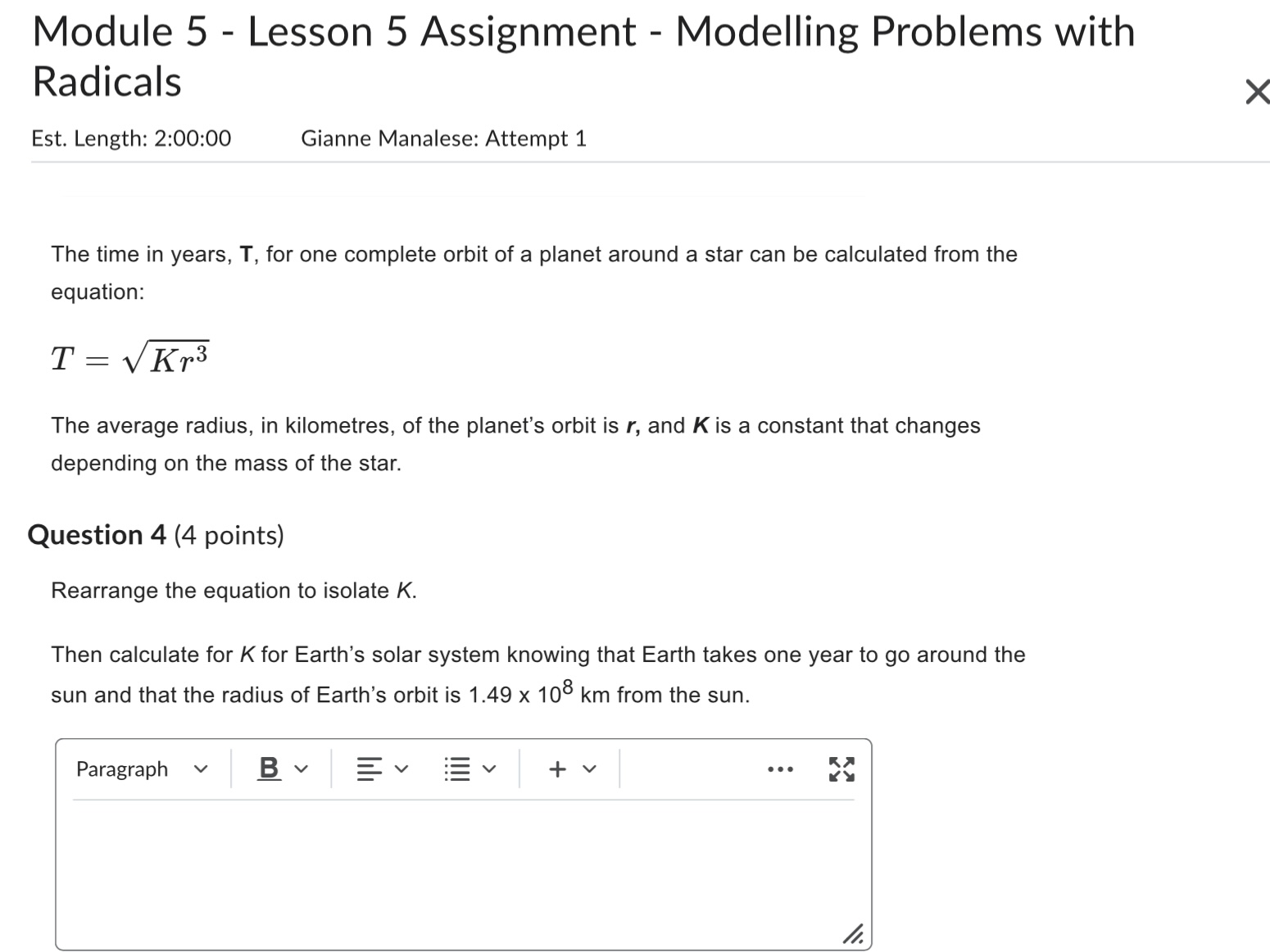 Module 5 Lesson 1 Assignment Mixed and Entire