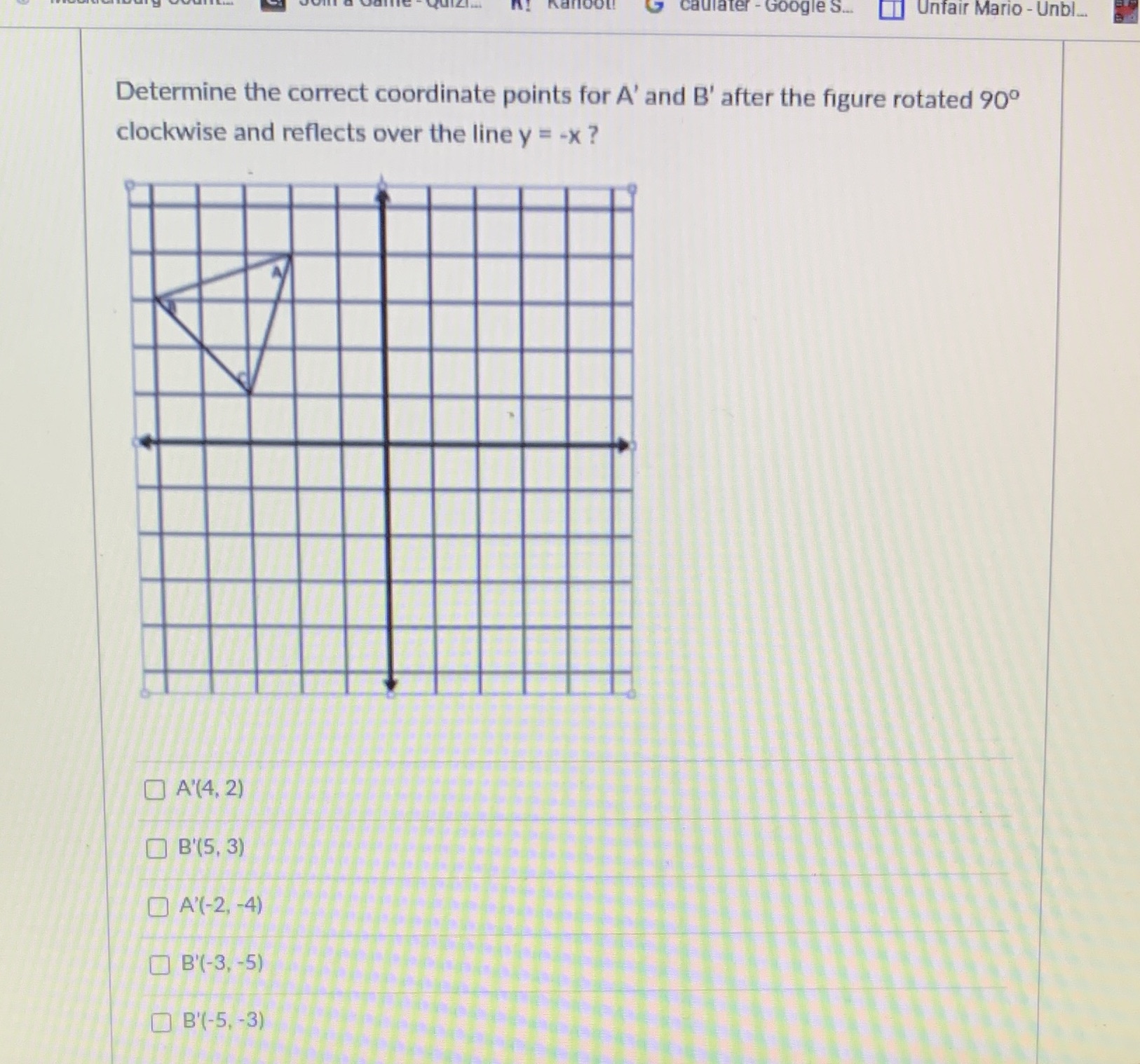 Unfair Mario - Unbl. Determine the correct
