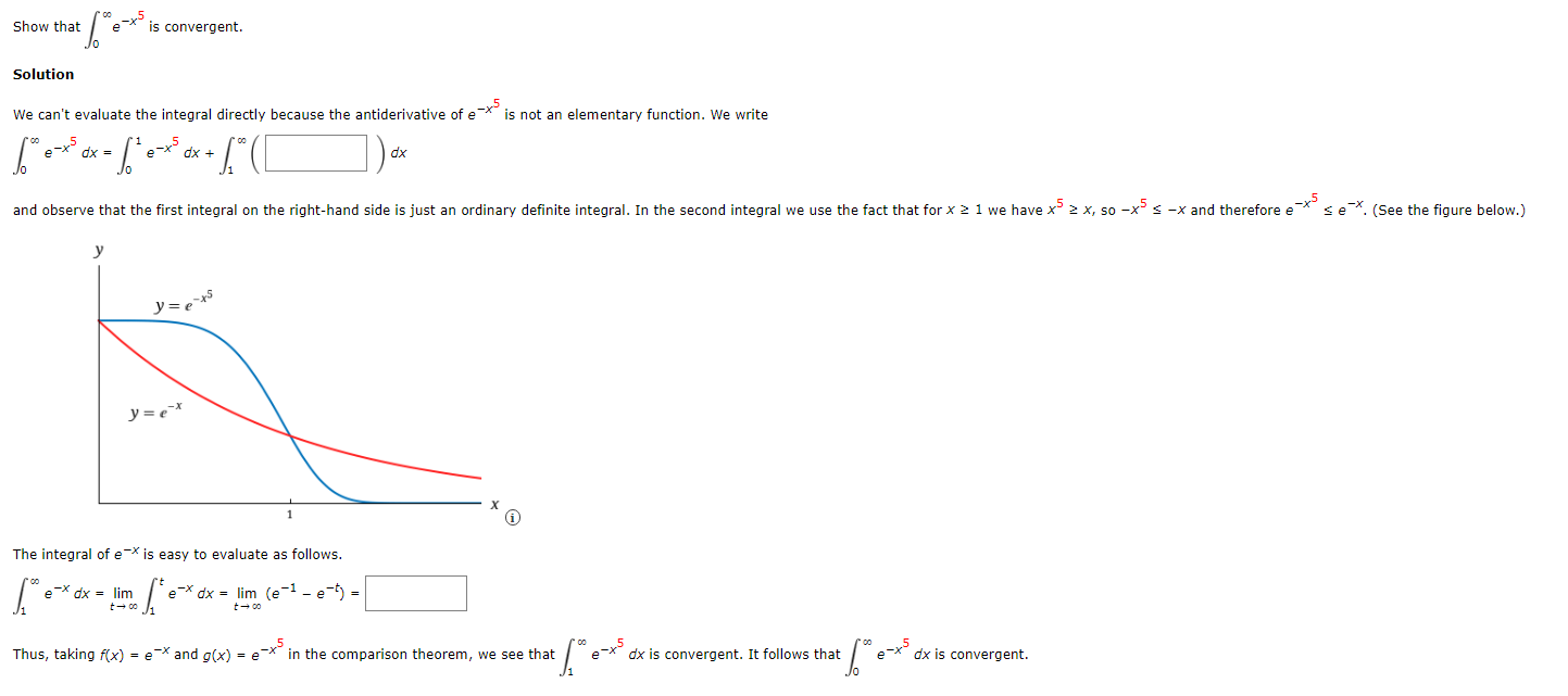 Show that is convergent. Solution We can't