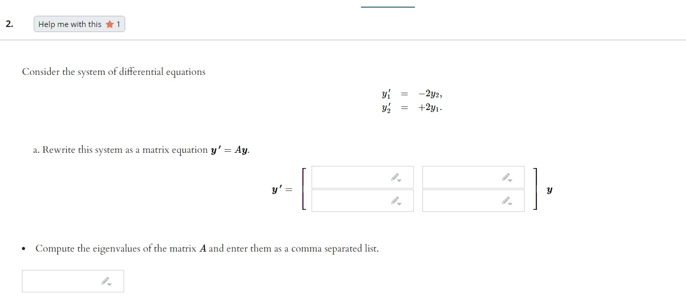 1. Help me with this * 1 This is the first part