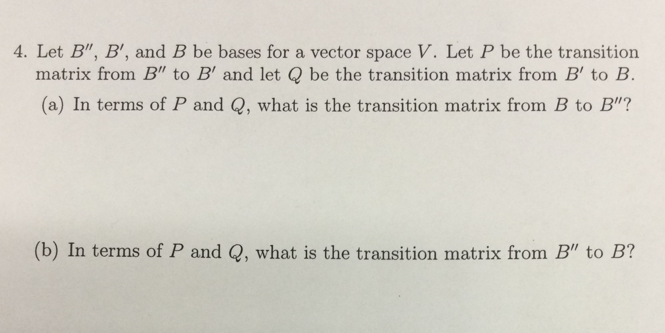 4. Let B", B