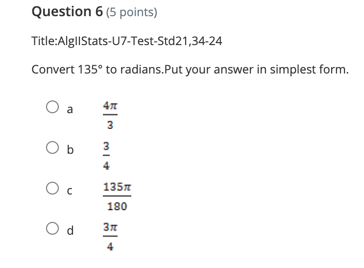Question 6 (5 points)