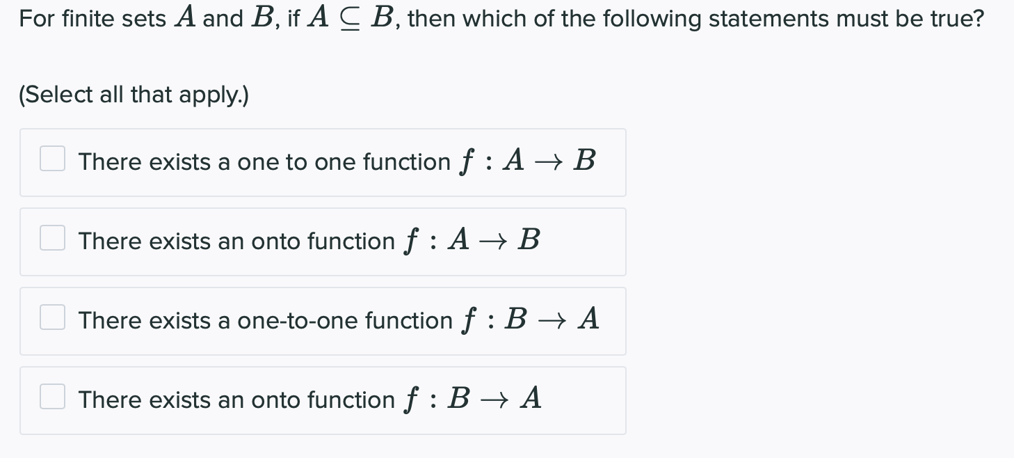 Which of the following functions is well defined?