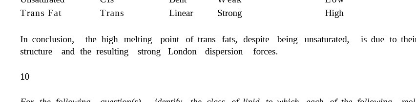 Trans Fat Trans Linear Strong High In conclusion,