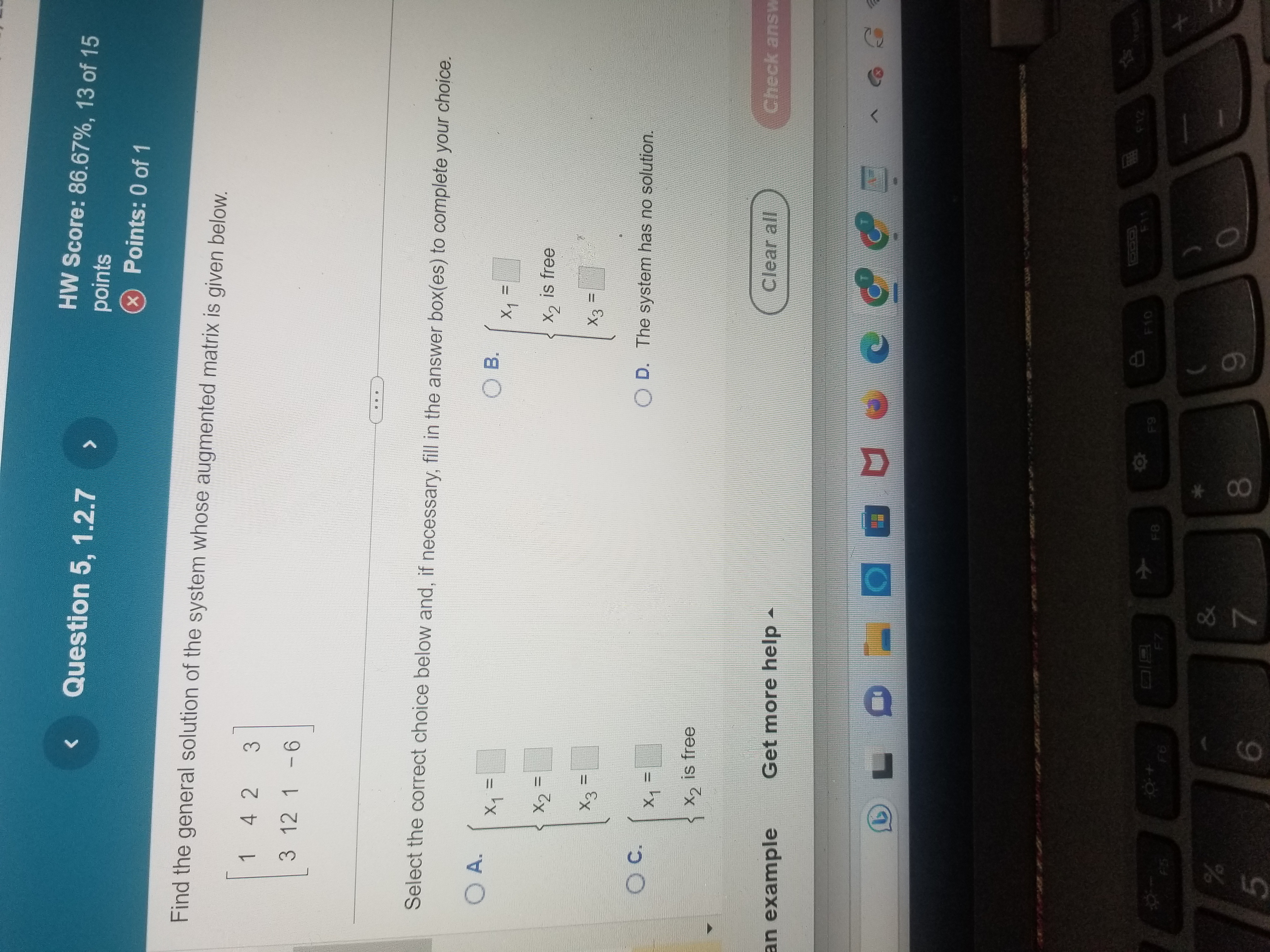 < Question 5, 1.2.7 HW Score: 86.67%, 13 of 15