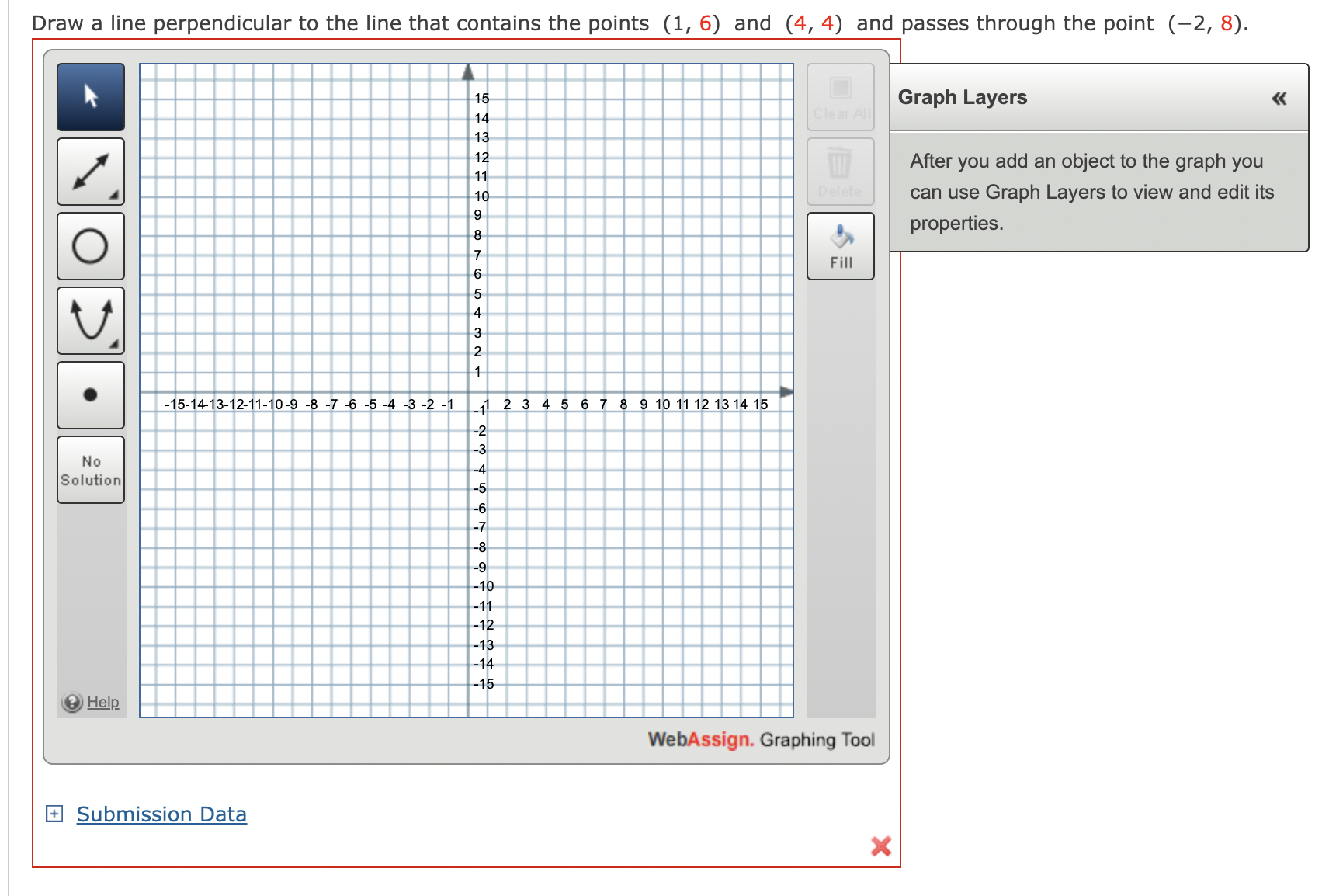 Draw a line perpendicular to the line that