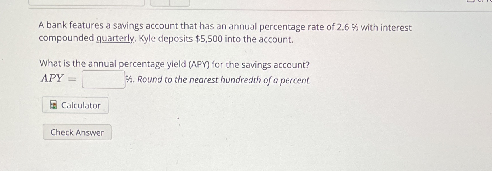 A bank features a savings account that has an