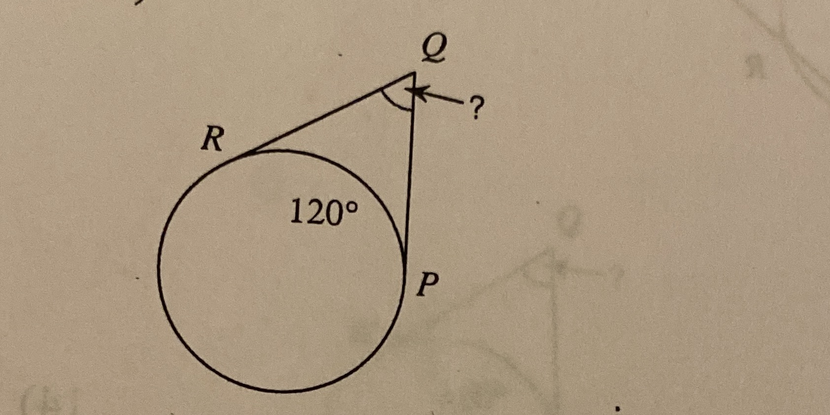 Find the measure of the Arc or angle using