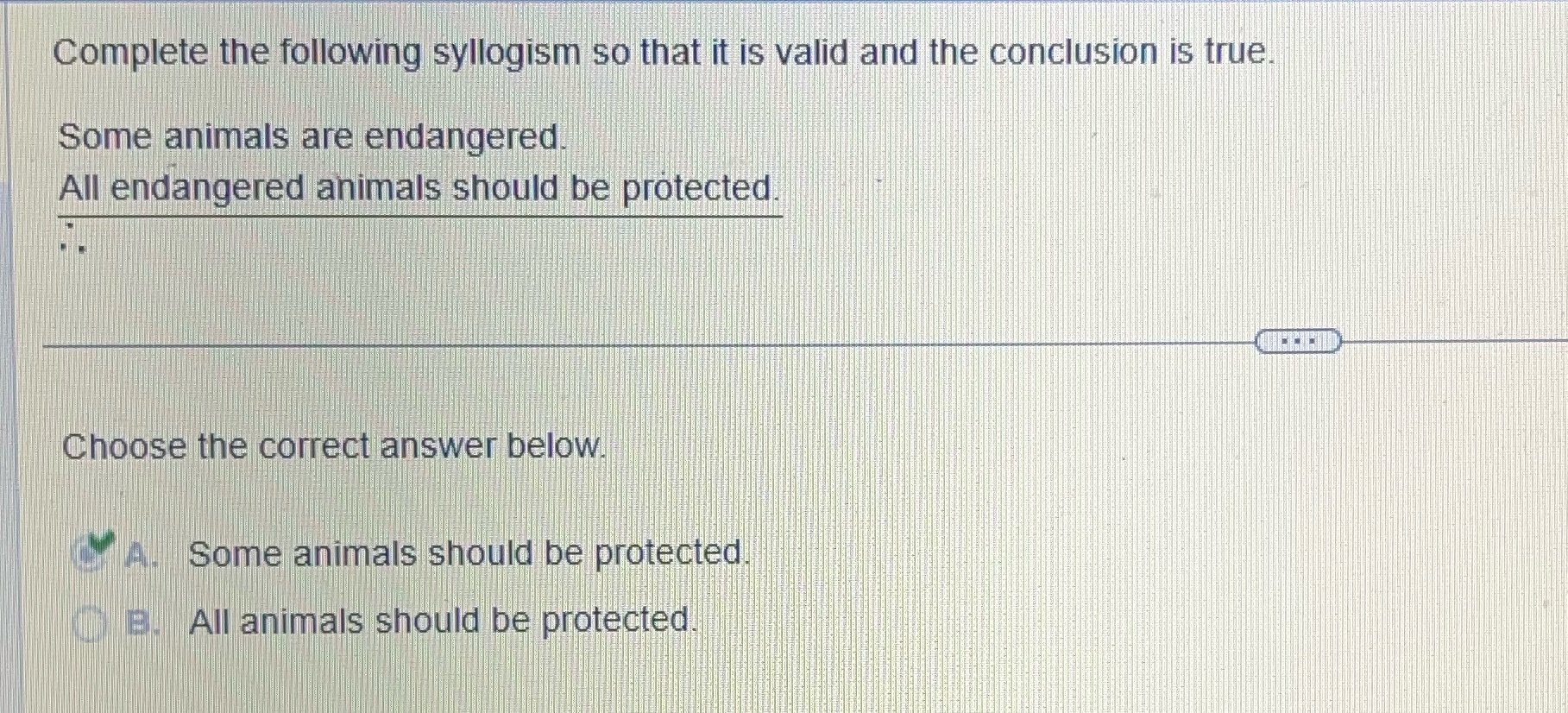 How would I show my work for this problem? Please