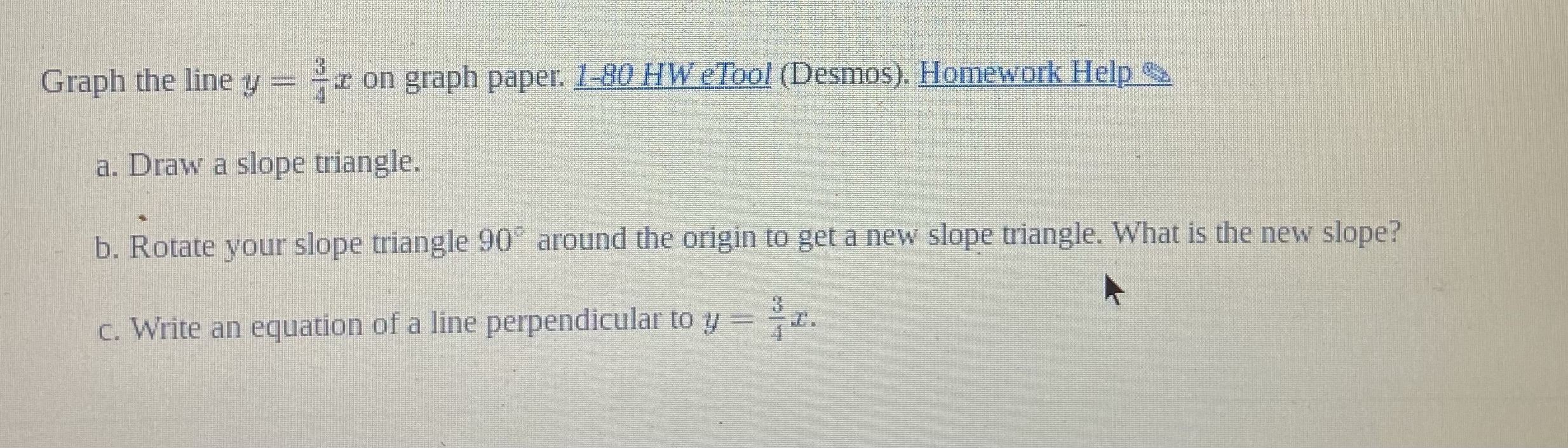 I need work too please Graph the line y = = z on
