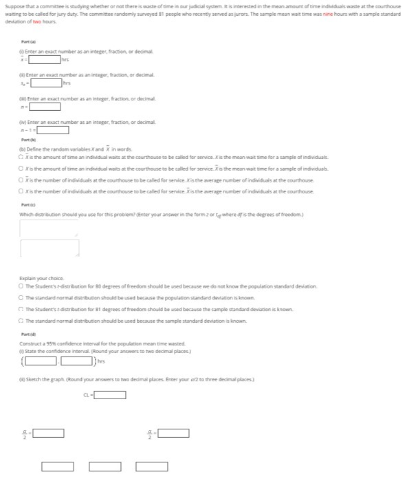 Suppose that a committee is studying whether or