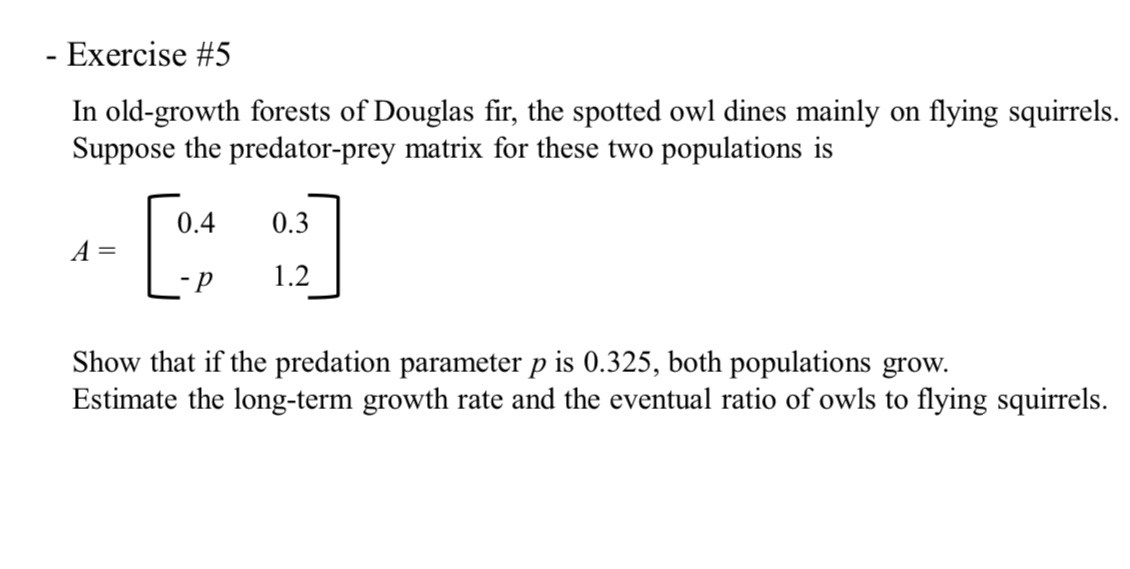 11.Exercise #5 - Exercise #5 In old-growth