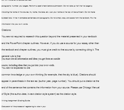 Intermean into your own words Citations: You are