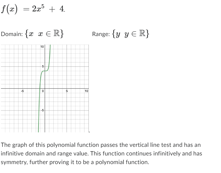 I want you to make a polynomial function and