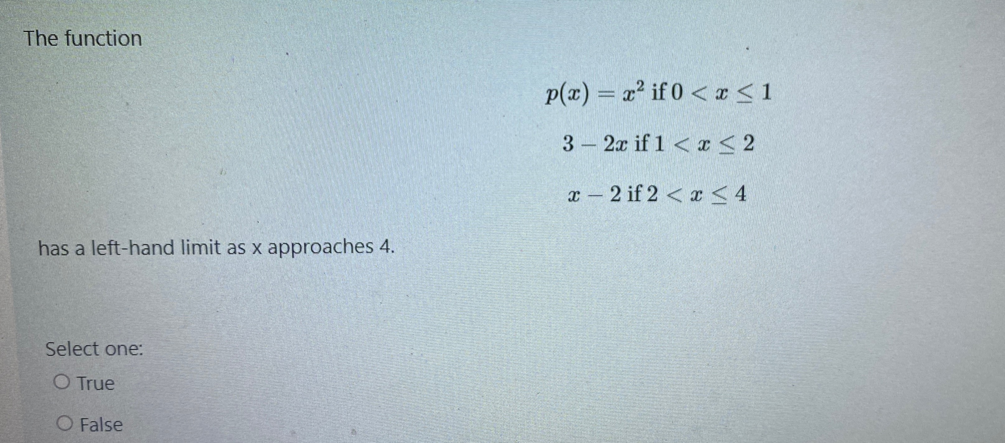 Helppp please The function p(x) = = if0 < < <1 3