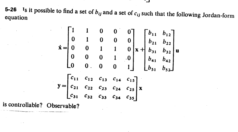 5-26 Is it possible to find a set of by and a set