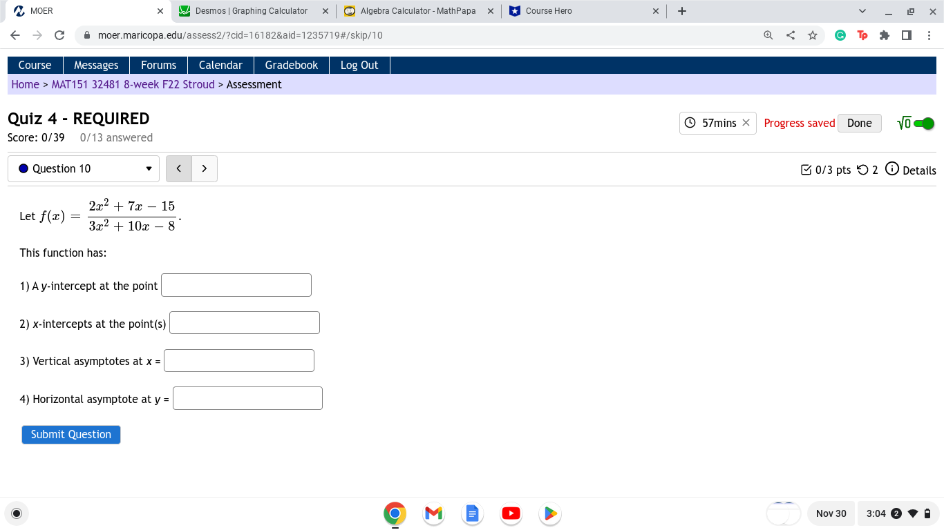 MOER X Desmos | Graphing Calculator X Algebra