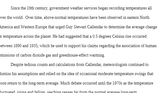Since the 19th century, government weather