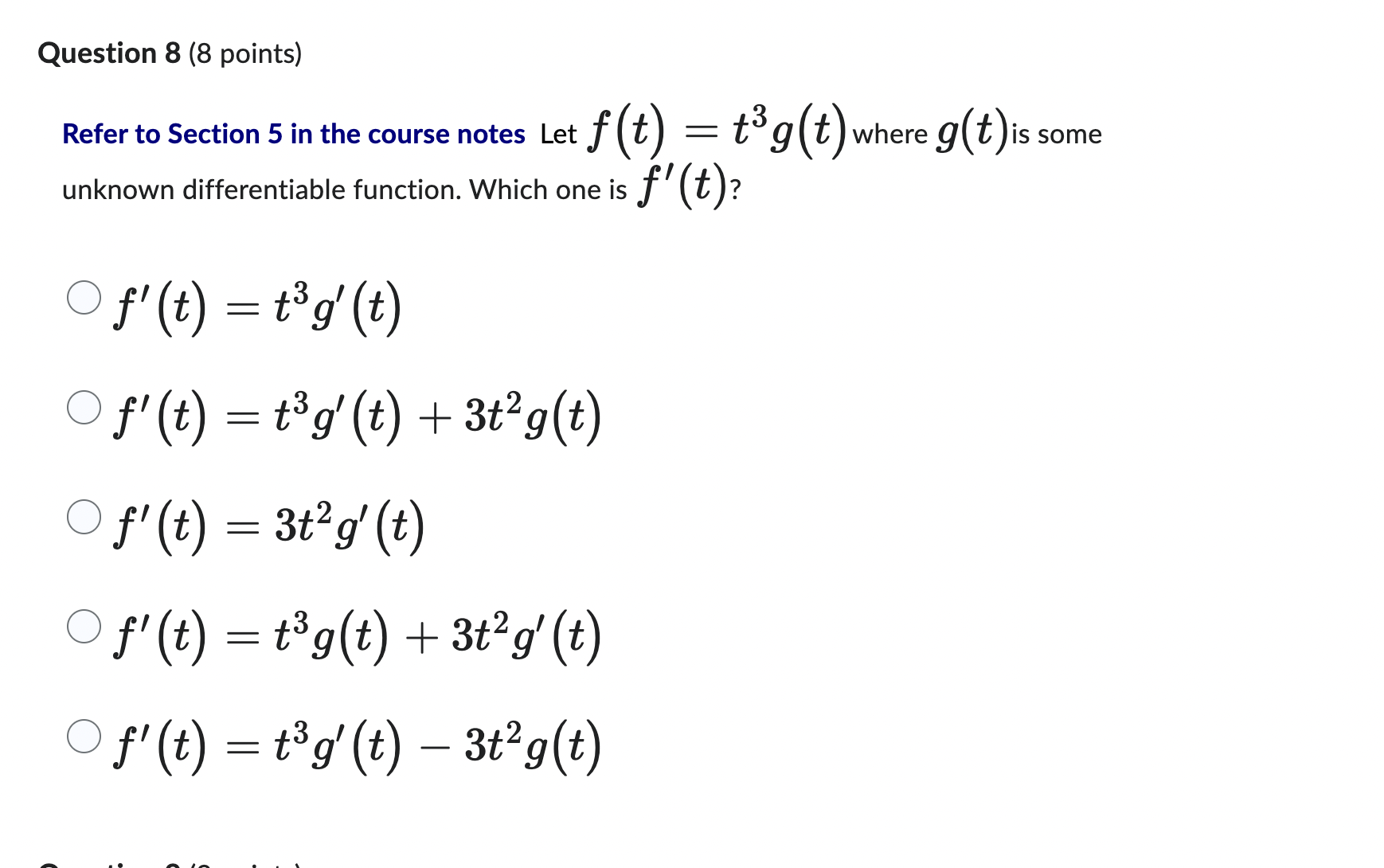 Question 1 (16 points) Refer to Section 1 in the