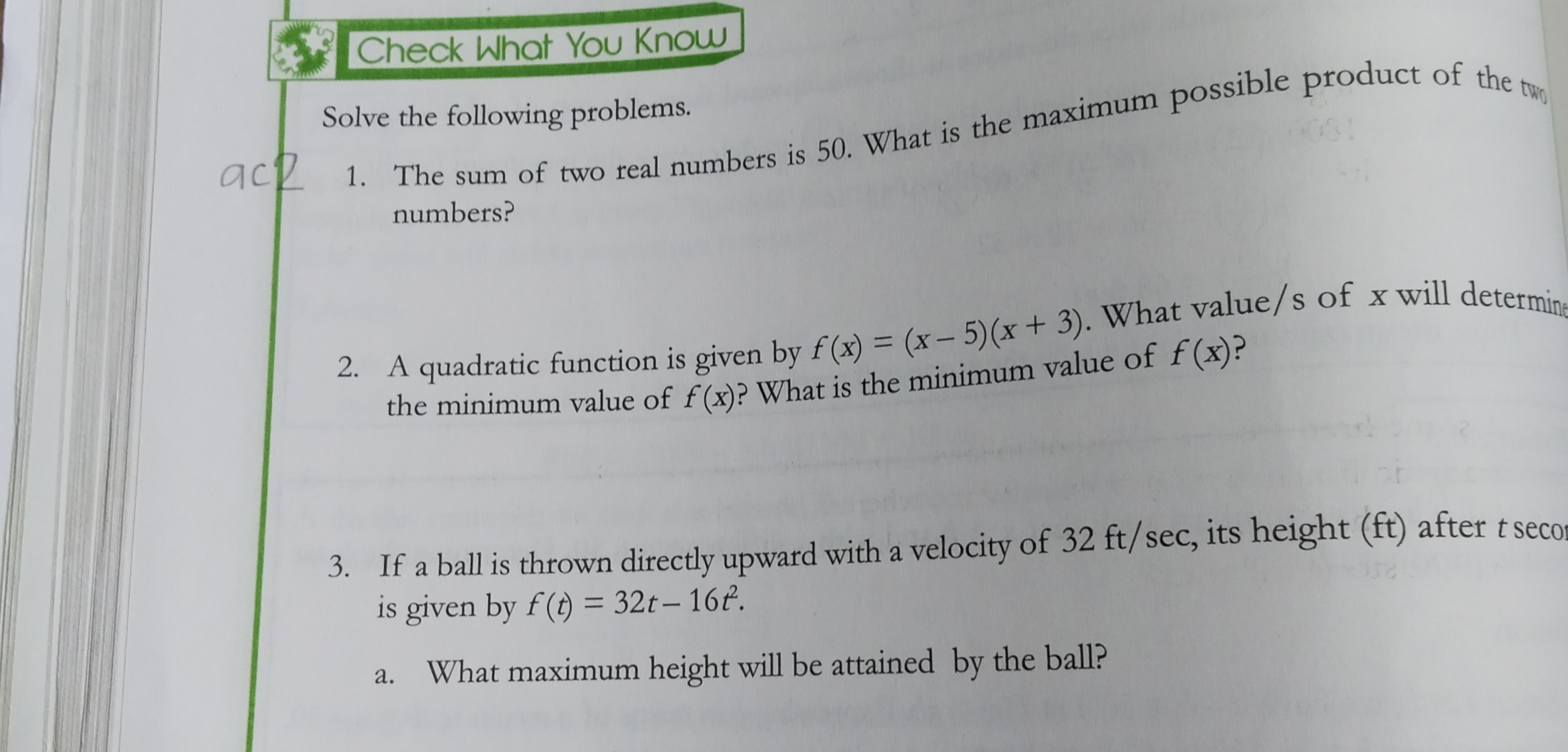 b. After how many seconds will the ball reach the