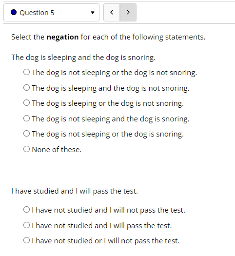 . Question 1 < > Let A = {2, 3, 5, 8, 9, 10} and