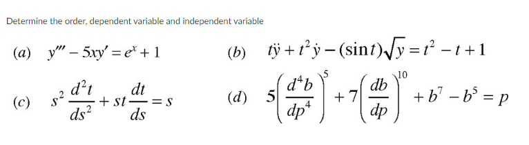 DIFFERENTIAL EQUATIONS PLS SHOW DETAILED SOLUTION