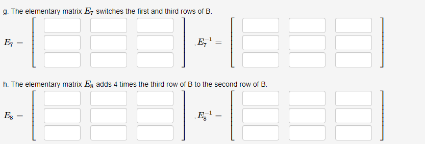-5 4 2 A = and B = 4 1 -4 2 Given the following