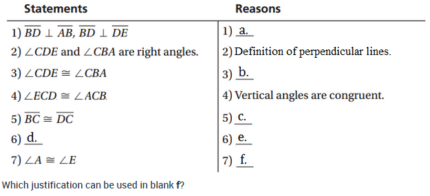 Complete the proof. A Given: E J. AB, E J. as, E2