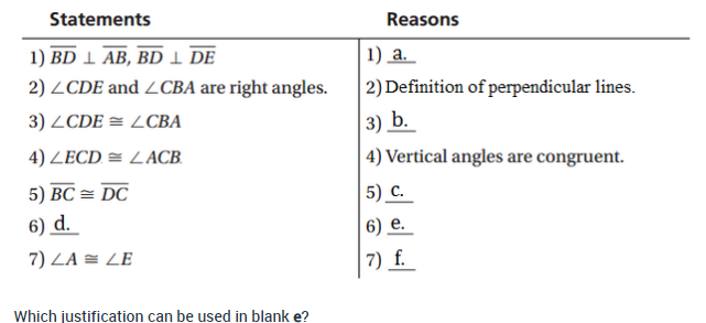 Complete the proof. A Given: E J. AB, E J. as, E2
