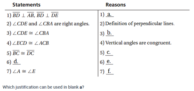 Complete the proof. A Given: E J. AB, E J. as, E2