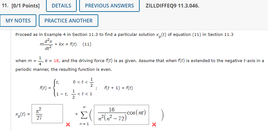4. [0.33/1 Points] DETAILS PREVIOUS ANSWERS