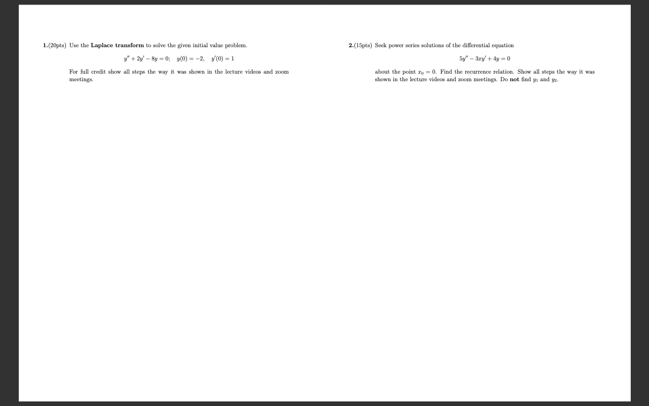 Need to figure out how to work through these