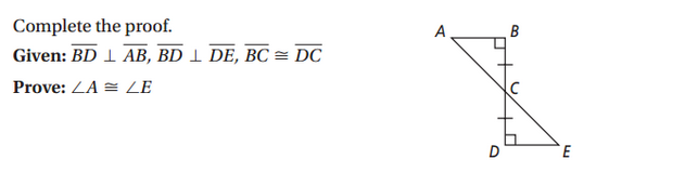 Complete the proof. A Given: E J. AB, E J. as, E2