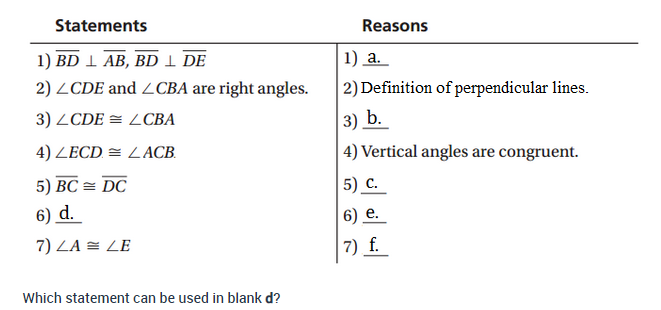 Complete the proof. A Given: E J. AB, E J. as, E2