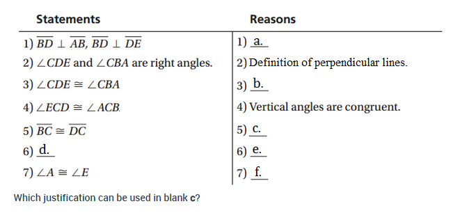 Complete the proof. A Given: E J. AB, E J. as, E2