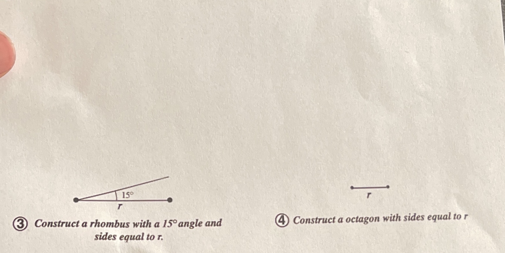 I need help solving this question 150 3 Construct
