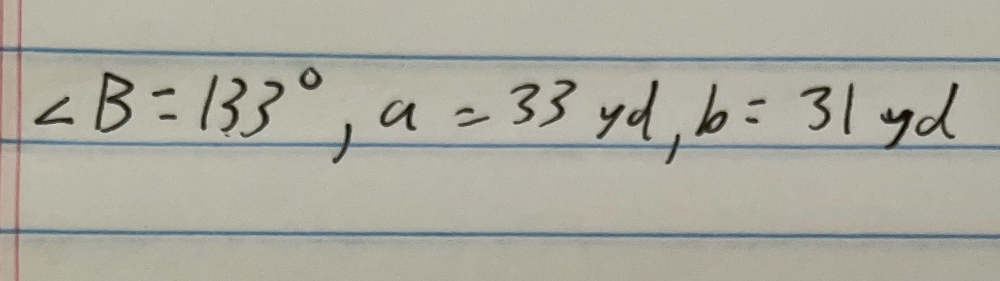 The unit for this question is law of sine and