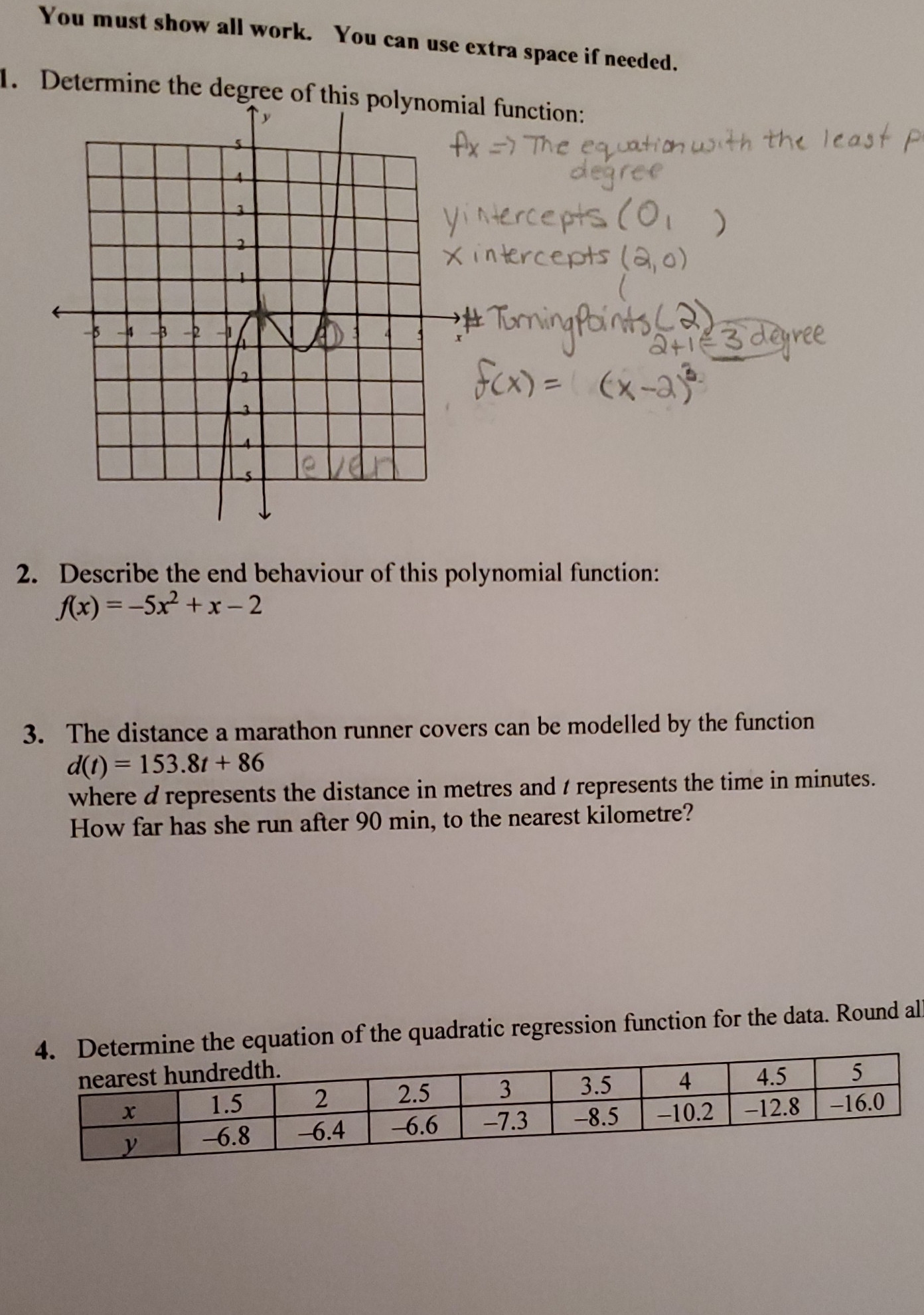 help please trying to understand You must show