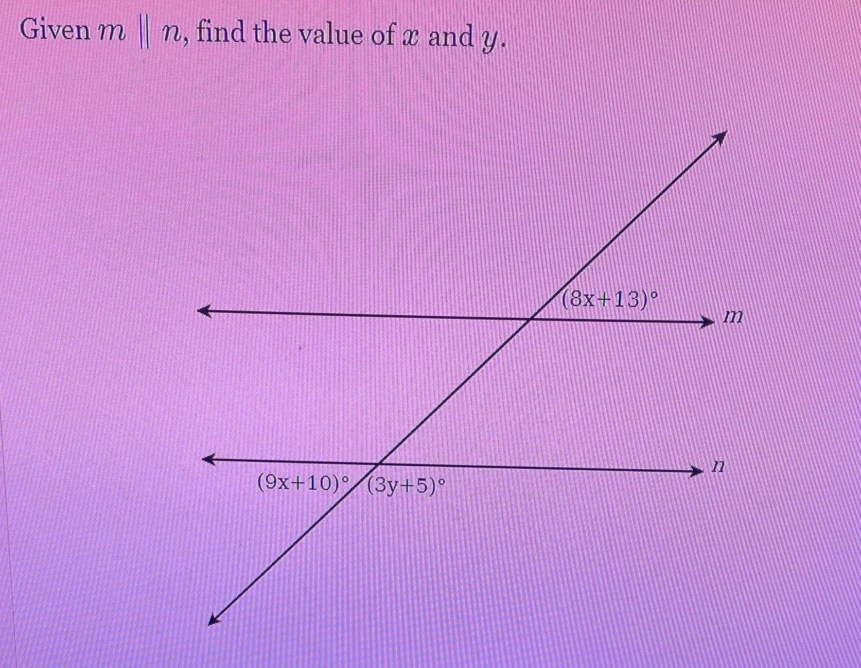 Help me solve this problem Given m n, find the