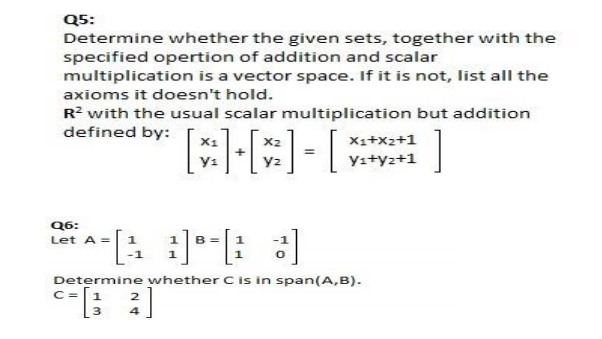 Kindly help please Q5: Determine whether the