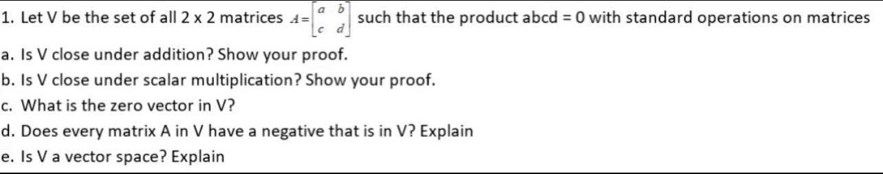 . For which value of x do the following vectors